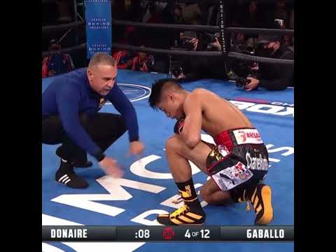Nonito Donaire stopping Reymart Gaballo