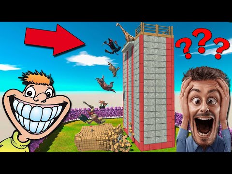 😨ALL UNITS FALL INTO QUICKSAND TRAP - Animal Revolt Battle Simulator