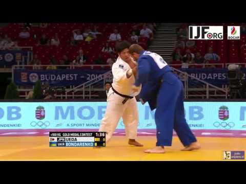 Judo 2016 Grand Prix Budapest: Ueda (JPN) - Bondarenko (UKR) [+100kg] final