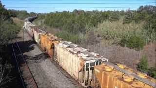 preview picture of video 'Westbound UP general merchandise at Caldwell, TX - 9.22.2013'