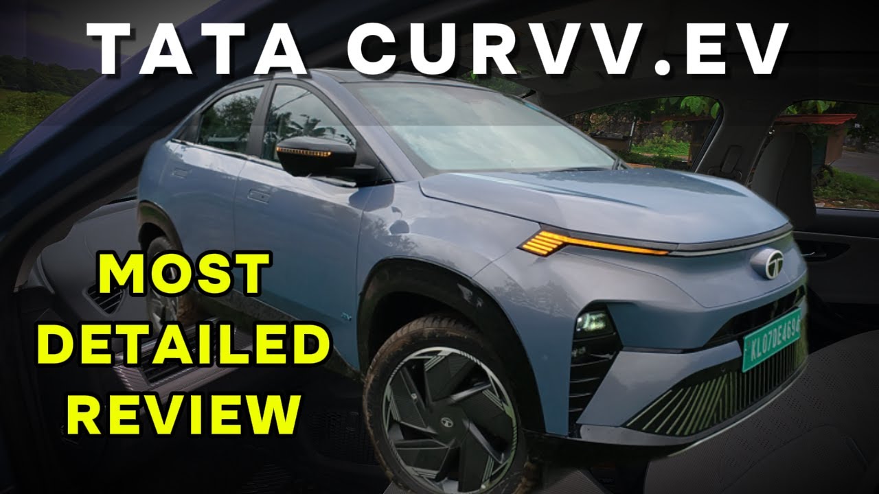 TATA Curvv EV 2025 Review (Range, Price, Base & Top Model)