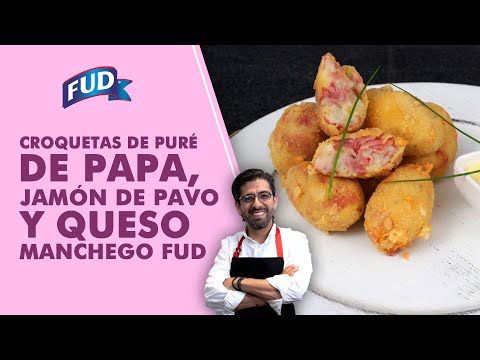 CROQUETAS de PAPA, JAMÓN de PAVO y QUESO MANCHEGO FUD | SABORES FUD | FUD MÉXICO