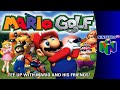 Nintendo 64 Longplay Mario Golf