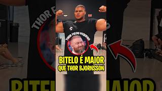 A PROVA DE QUE O BITELO, MESMO SENDO MENOR E MAIS LEVE, CONSEGUE SER “MAIOR” QUE O THOR BJORNSSON