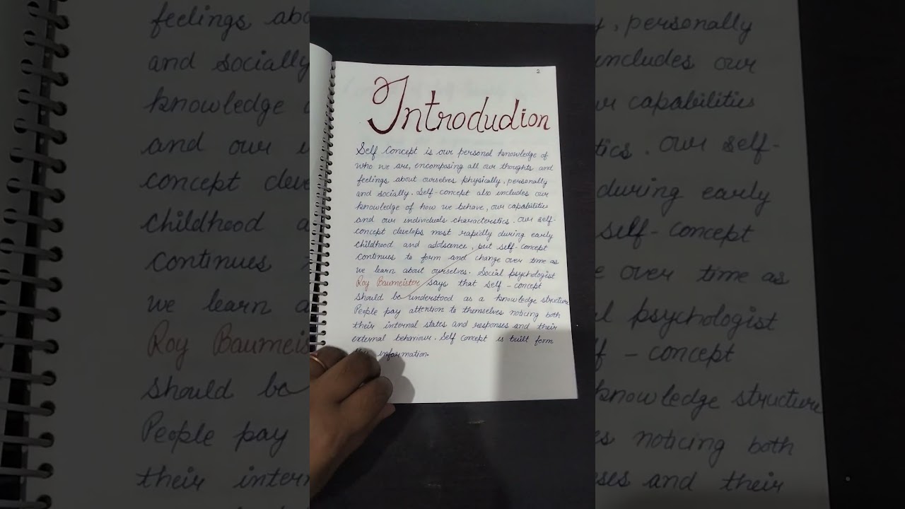 understanding the self( self concept)