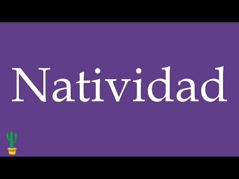 How to Pronounce ''Natividad'' (Nativity) Correctly in Spanish 🇲🇽