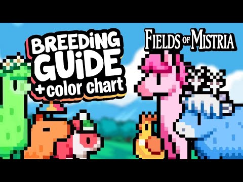 Fields of Mistra Animal BREEDING GUIDE + Color Chart & QUIZ!
