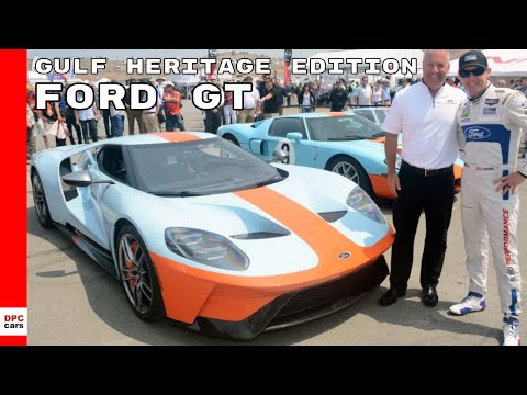 Three Generations Of Ford GT Gulf Heritage Edition