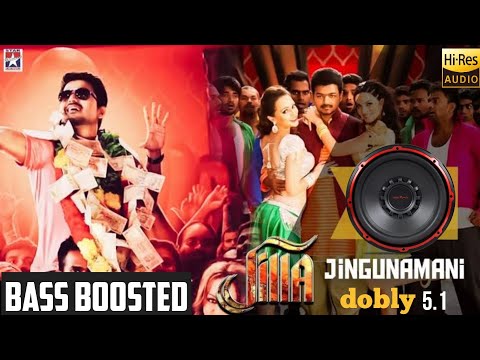 Jingunamani_[BASS🎧 BOOSTED] Song Tamil || Jilla Movie | Vijay || D lmman Musical #tamil #vijay
