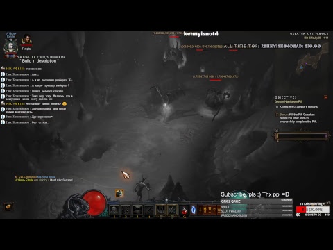 Diablo 3 2.6.0 Necromancer Rathma Skeletal Mage stream nik4kin 1080@60