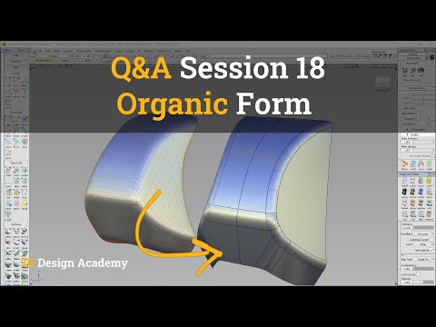 Autodesk Alias Tutorials I Q&A 18 - Organic Form