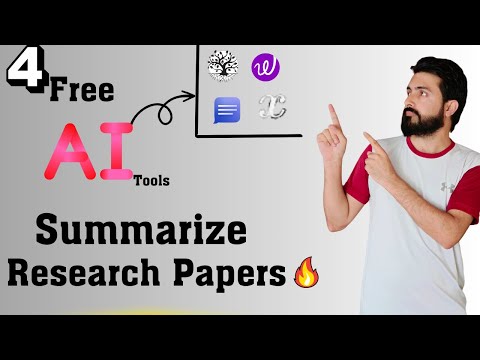 Four Free Ai tools that allow to chat with academic research papers || Interact with PDF via AI tool