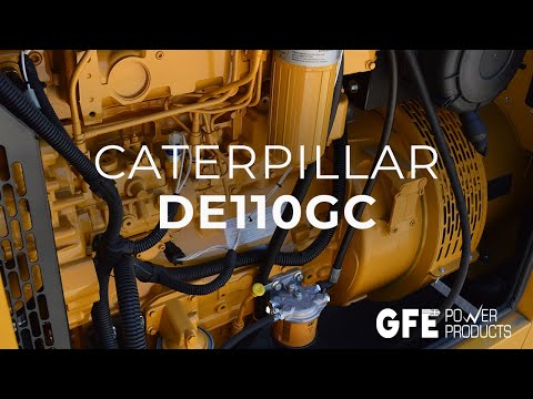 Caterpillar DE110GC diesel generator - Product video
