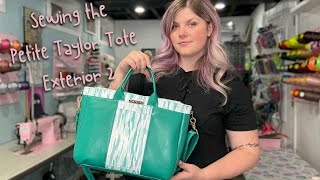 Sewing the Petite Taylor Tote - with Pieced Exterior 2 and Interior 1