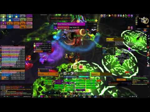 Thrashed vs Mythic Tichondrius- Resto Druid PoV