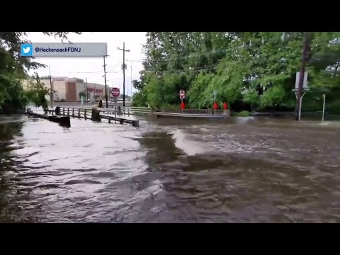 NJ Tropical Storm Elsa Rains & Flooding