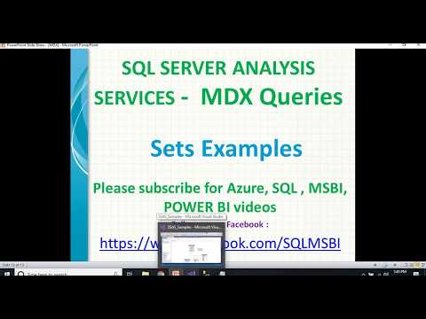 Sets in MDX | mdx queries | mdx set function