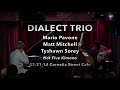 Mario Pavone's Dialect Trio - "Not Five Kimono" 03-21-14 Cornelia Street Cafe