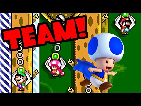 Super Mario Maker 2 Multiplayer Co-OP with Friends Online #178