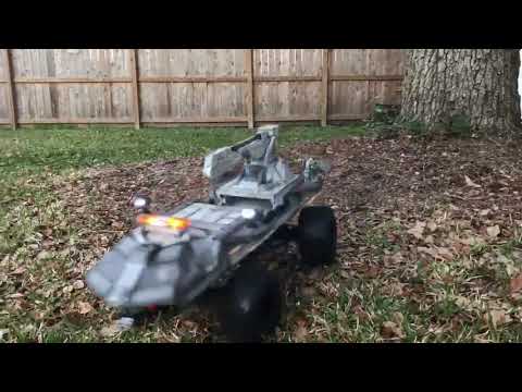ARCTIC THUNDER RC CRAWLER! Custom GI Joe Rolling Thunder Winter Rescue Unit