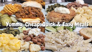 Delicious, Cheap, Quick and Easy Real Life Dinners | No Spend Grocery Week | Cooking From My Pantry