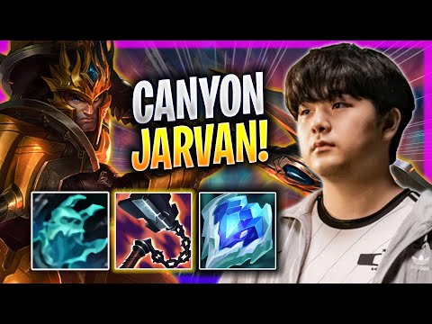 CANYON LITERALLY GOD MODE WITH JARVAN! - DK Canyon Plays Jarvan JUNGLE vs Kha'zix! | Season 2023