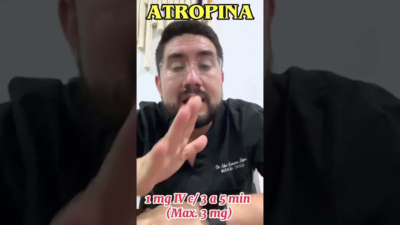 Tip en Bradiarritmias // Uso actual de Atropina By Dr. Zamarrón