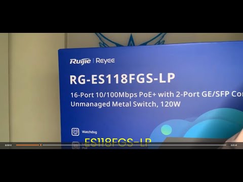 RG-ES118FGS-LP Open Box Video