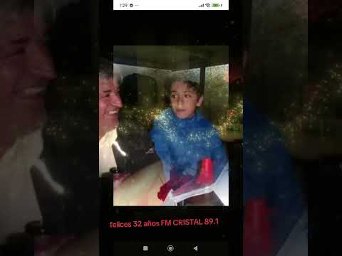 feliz cumple FM CRISTAL 32 años. Marcelo castro director