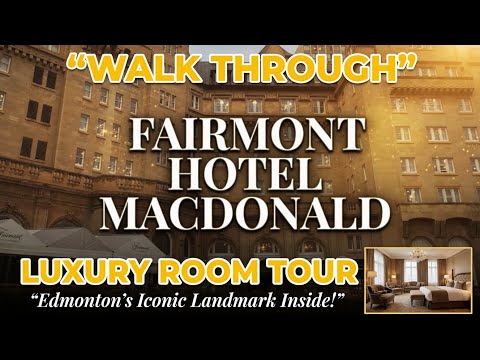 Inside the Fairmont Hotel MacDonald: Edmonton's Iconic Landmark! including #walkthrough #fairmont