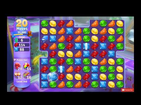 Wonka's World of Candy Level 548 NO BOOSTERS - A S GAMING ✔