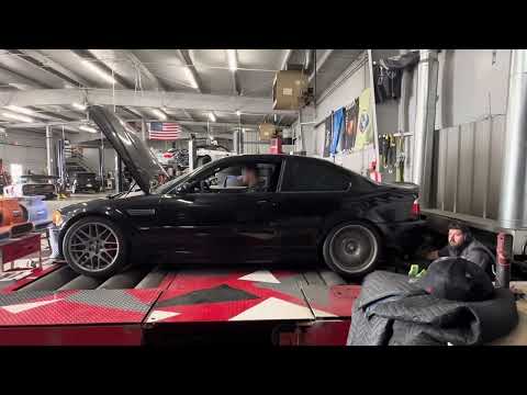 E46 M3 Dyno Run at Chicane Motorsport : CSL airbox & Full SS exhaust