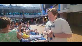 Carnival cruise day 3- lido deck dance competition