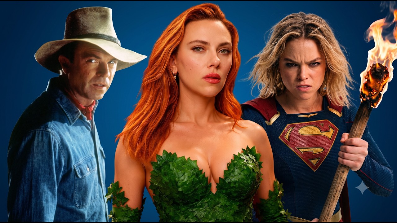 ¡Supergirl sigue cayendo!Scarlett Johansson será Poison Ivy, Jurassic Park está de luto