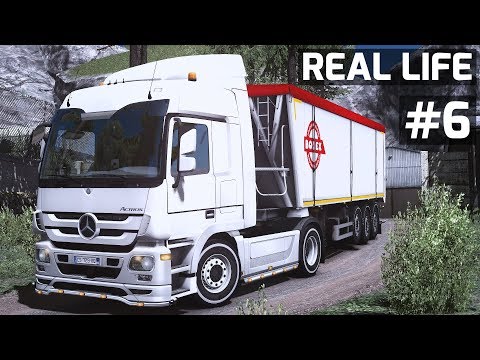 Euro Truck Simulator 2 | Mercedes Actros 1855 Real Engine Voice // Real Life #6