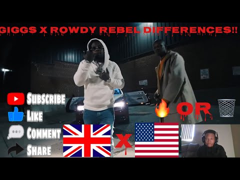 UK Drill Reaction Giggs x Rowdy Rebel - Differences (Official Video) | LMERicoTv Reaction