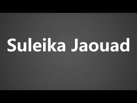 How To Pronounce Suleika Jaouad