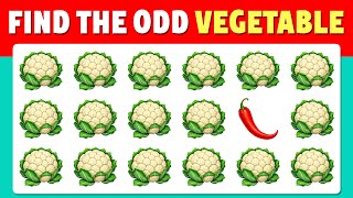 Find The Odd One Out | Vegetable Edition 🍆