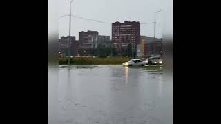Появились кадры последствий урагана 18 июля в Тольятти