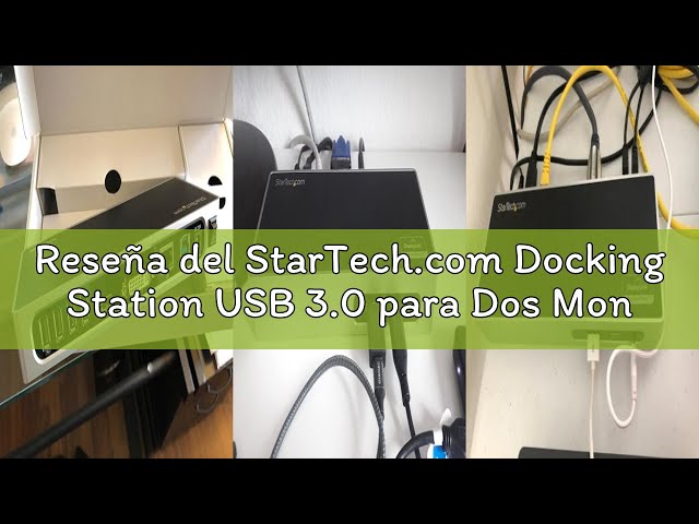 Vídeo relacionado con StarTech.com Docking Station USB 3.0 con HDMI y DVI/VGA - para Dos Monitores - Replicador de Puertos Universal - Compatible con Mac y Windows (USB3SDOCKHDV)
