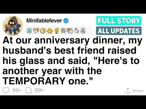 At our anniversary, my husband’s friend said, "Here’s to another year with the temp one"[FULL STORY]