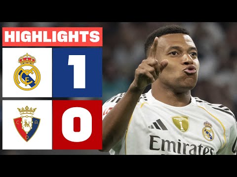 REAL MADRID 1 - 0 CA OSASUNA | HIGHLIGHTS LALIGA EA SPORTS