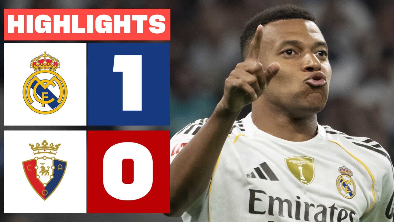 Real Madrid vs Osasuna Highlights