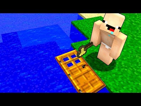 NOOB VS EV YERDE SUDAN EV! 💧🏊 MİNECRAFT #1