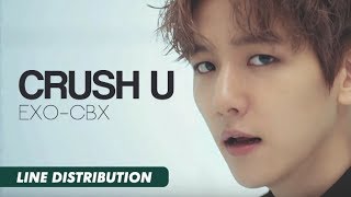 EXO-CBX (첸백시) - CRUSH U (크러쉬유) | Line Distribution