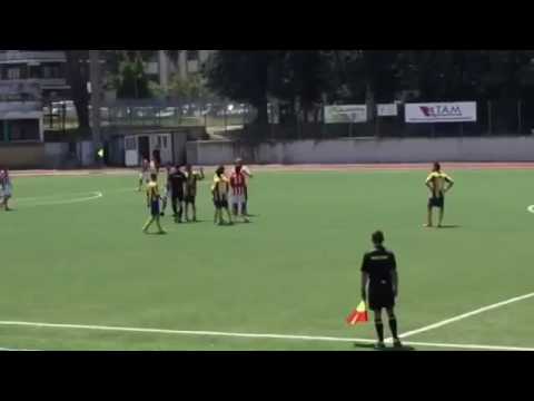 Arce - Atletico Vescovio: invade il campo con una testa da cavallo