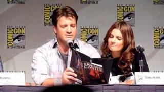 Comic-Con 2010 - Castle Panel - Nathan Fillion Reads a page of a Rick Castle Book 