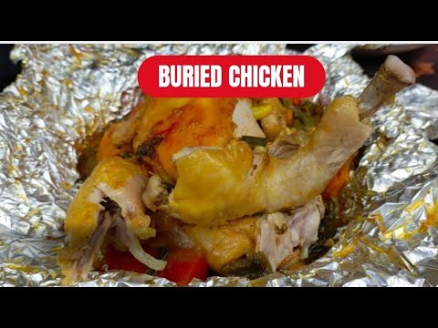 I Buried a Whole Chicken & Cooked it in Soil, See What Happened 🤣  | Ugandan Village Cooking