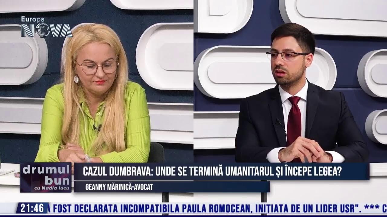VIDEO (integral) emisiune Drumul Bun cu NADIA IUCU. Invitat: Geanny Mărinică  avocat