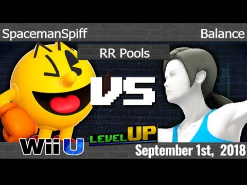 Level Up 1 - SpacemanSpiff (Pac-Man) vs Balance (Wii Fit) RR Pools - Smash 4